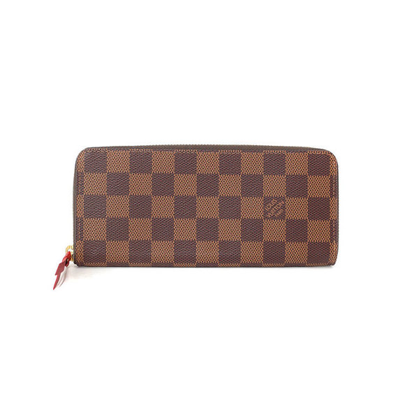 Louis Vuitton Long Damier Portefeuille Clemence Wallet Zip - Picture 1 of 5